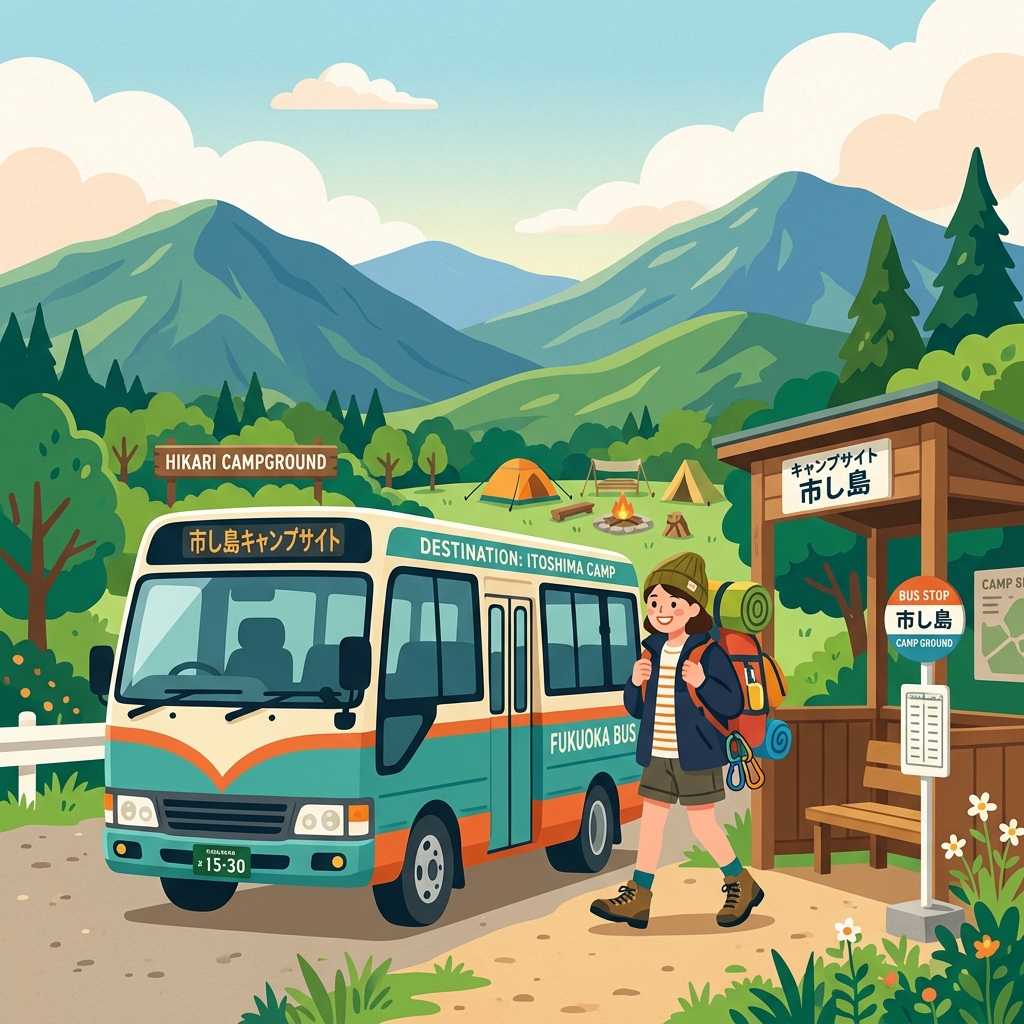 車がなくても大丈夫！バスで行ける福岡のおすすめキャンプ場3選